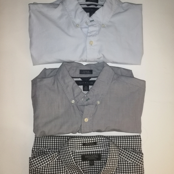 3 for 25 TOMMY HILFIGER SHIRTS - Picture 1 of 3